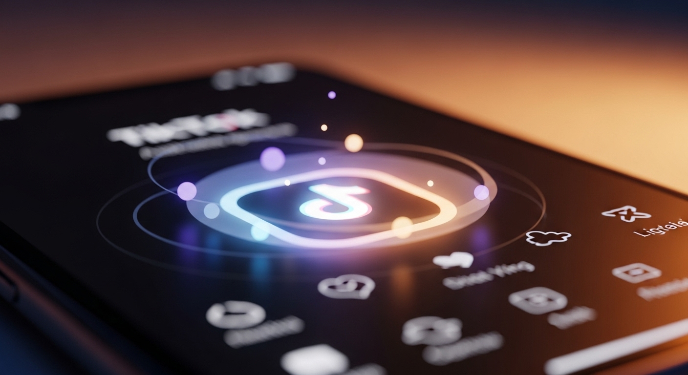 TikTok: Finally Rewarding You for Less Doomscrolling [Digital Wellbeing Update] - AI Generated Visualization