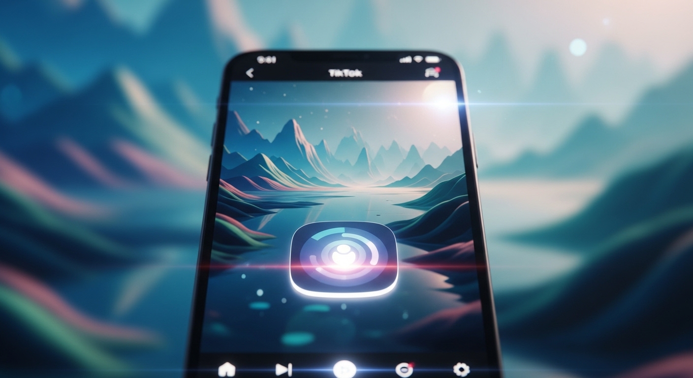 TikTok: Finally, Badges to Stop Your Doomscrolling [Digital Wellbeing] - AI Generated Visualization