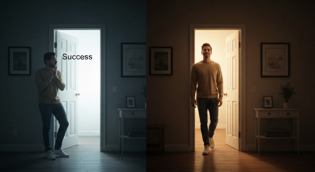 Mindset Shift: The Science Behind Strategic Success - AI Generated Visualization