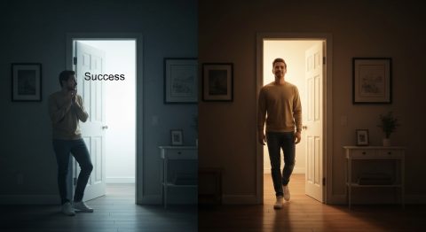 Mindset Shift: The Science Behind Strategic Success - AI Generated Visualization