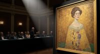 Klimt Portrait Sells for $236M, Shattering Modern Art Record - AI Generated Visualization