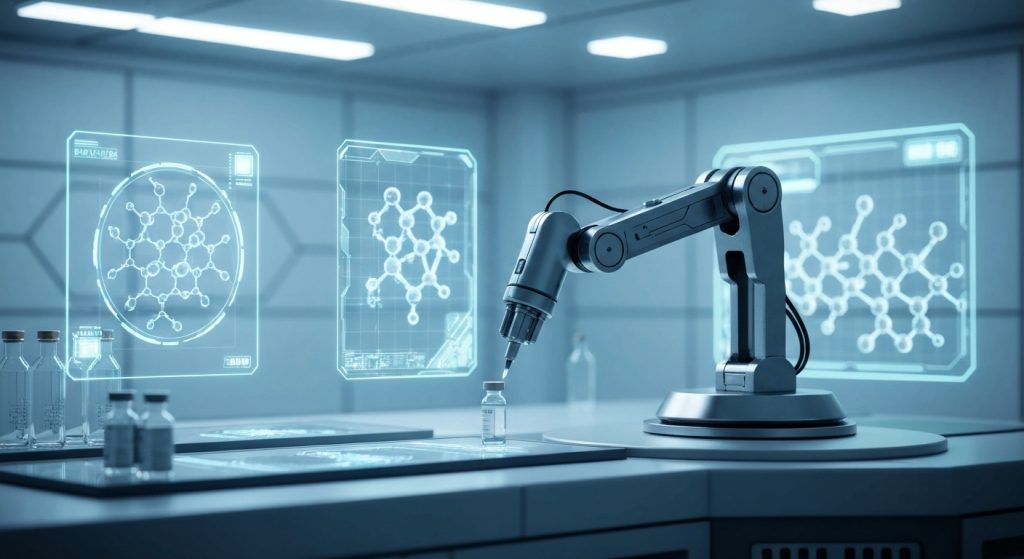 Onepot AI Secures $13M to Revolutionize Drug Discovery - AI Generated Visualization