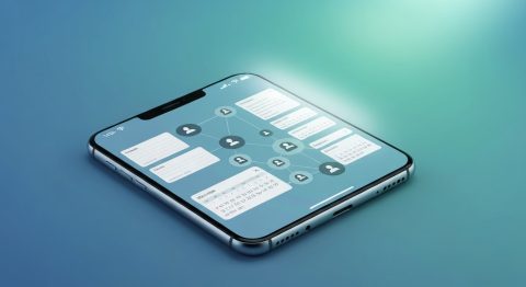 Popt: Mobile Notes Reimagined for Privacy & Connection - AI Generated Visualization