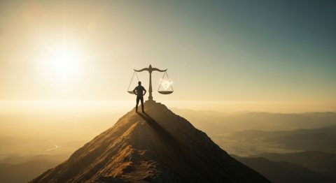 Unlock Your True Worth: Escaping the Achievement Trap - AI Generated Visualization