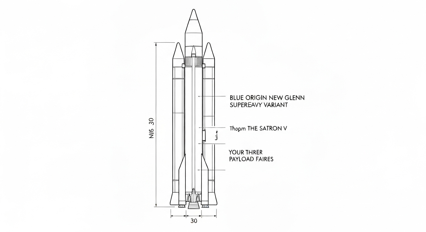 Blue Origin's New Giant Rocket Dwarfs Saturn V detail