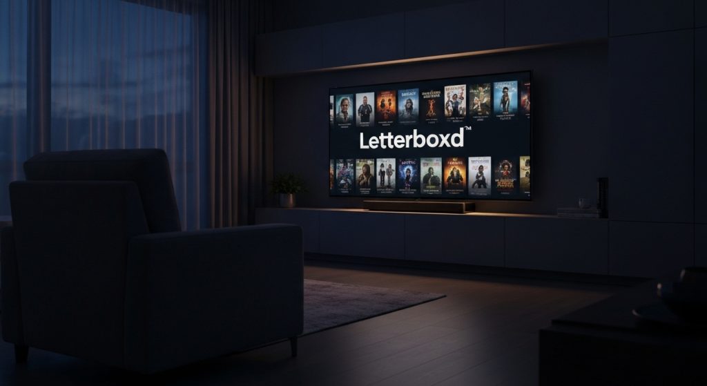 Letterboxd Launches Movie Rentals: Your Next Digital Cinema? - AI Generated Visualization