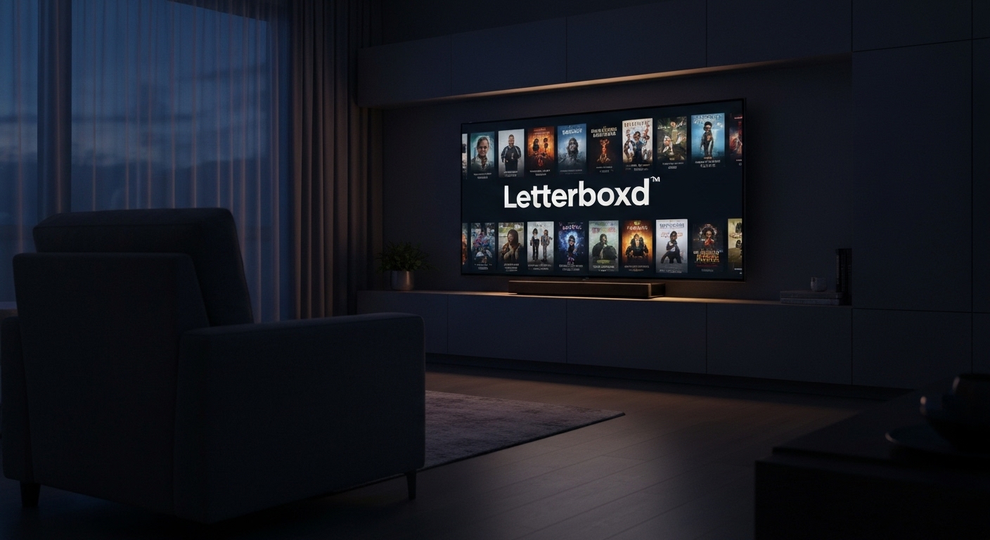 Letterboxd Launches Movie Rentals: Your Next Digital Cinema? - AI Generated Visualization