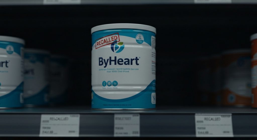 ByHeart Formula Found on Shelves Amid Botulism Outbreak - AI Generated Visualization