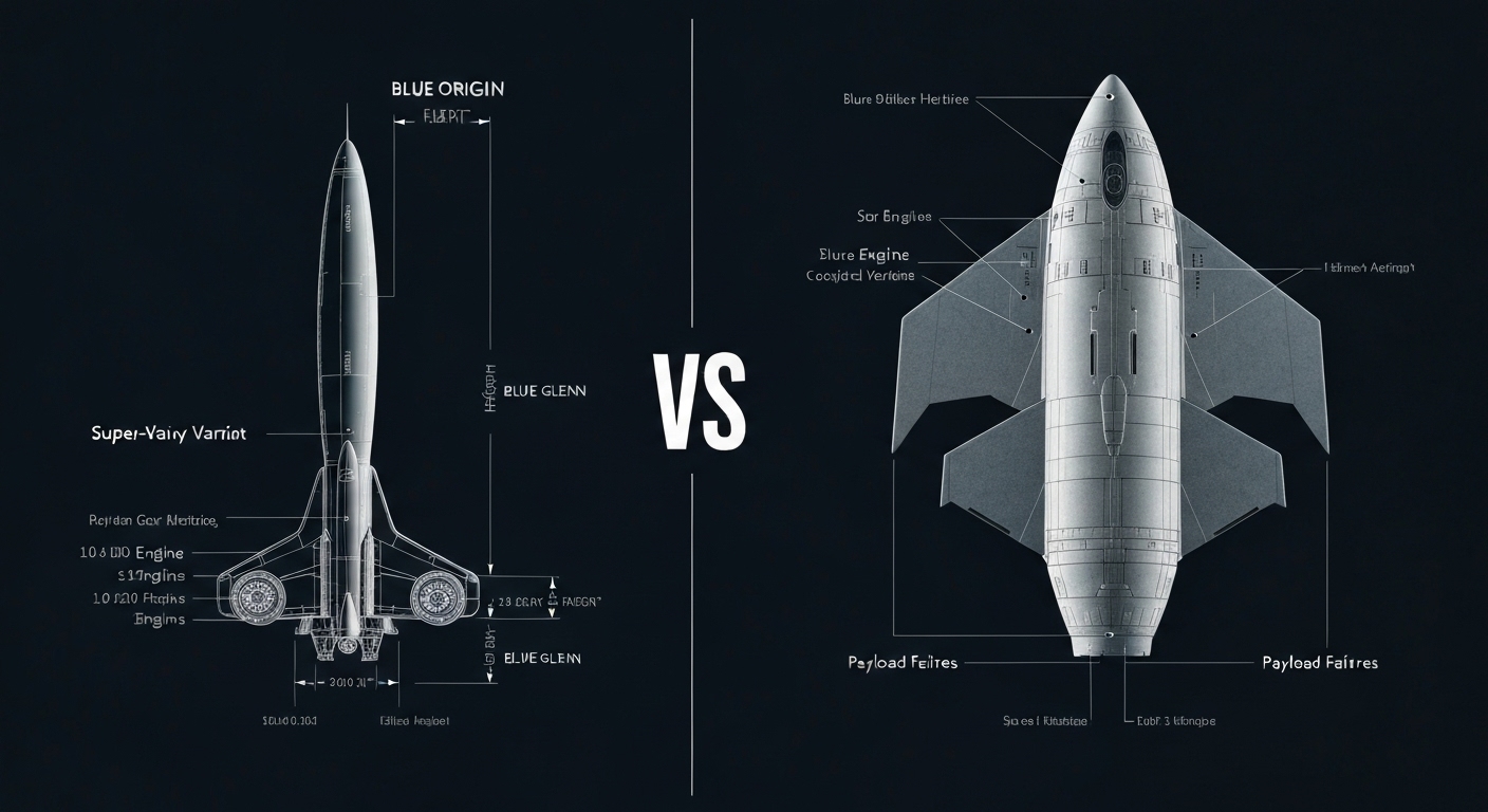 Blue Origin's New Giant Rocket Dwarfs Saturn V, Rivals Starship detail