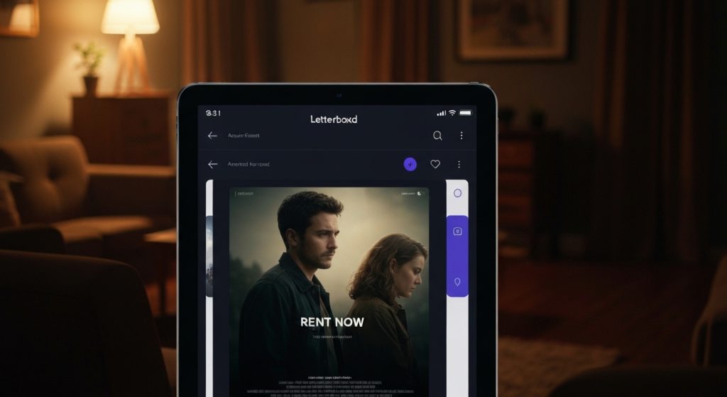 Letterboxd Enters Movie Rentals: Your Next Digital Cinema? - AI Generated Visualization