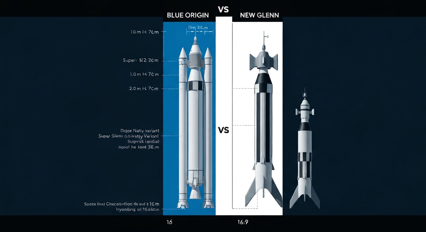 Blue Origin's New Rocket Dwarfs Saturn V, Challenges SpaceX detail