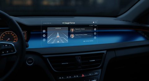 Android Auto Gets AI Boost with Gemini Integration - AI Generated Visualization