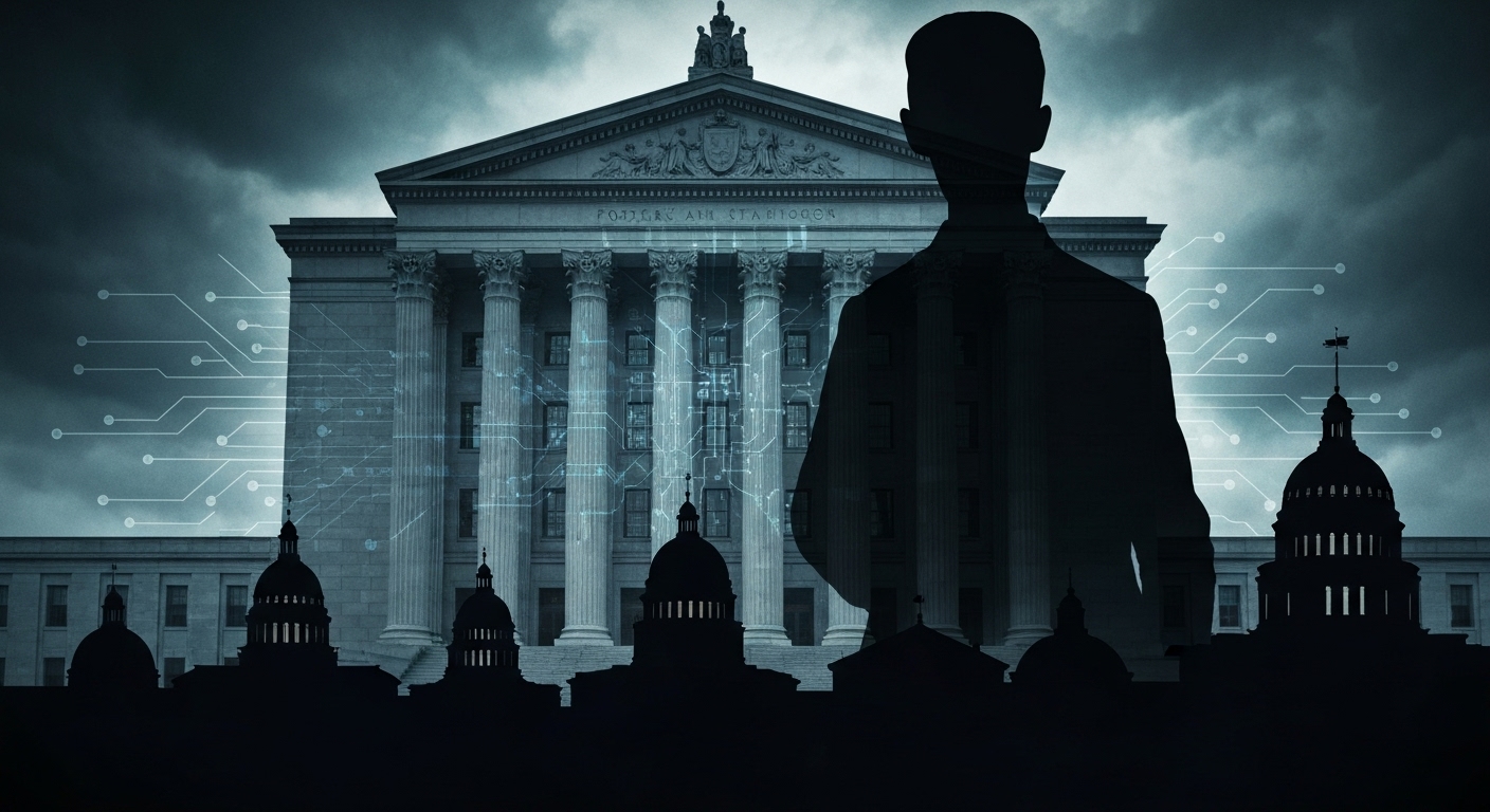 Trump Targets State AI Laws with Federal Lawsuits, Broadband Blockade - AI Generated Visualization