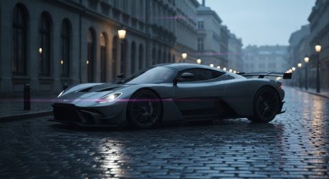 007 First Light's Aston Martin: A Hypercar for the Elite Agent - AI Generated Visualization