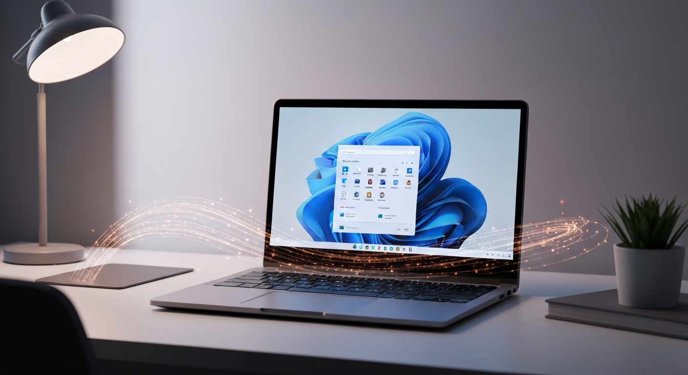 Windows 11 Cache: Wipe Out PC Lag Now - AI Generated Visualization