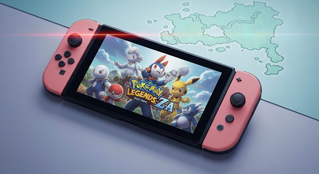 Pokémon Legends: Z-A Dominates US Sales Charts - AI Generated Visualization