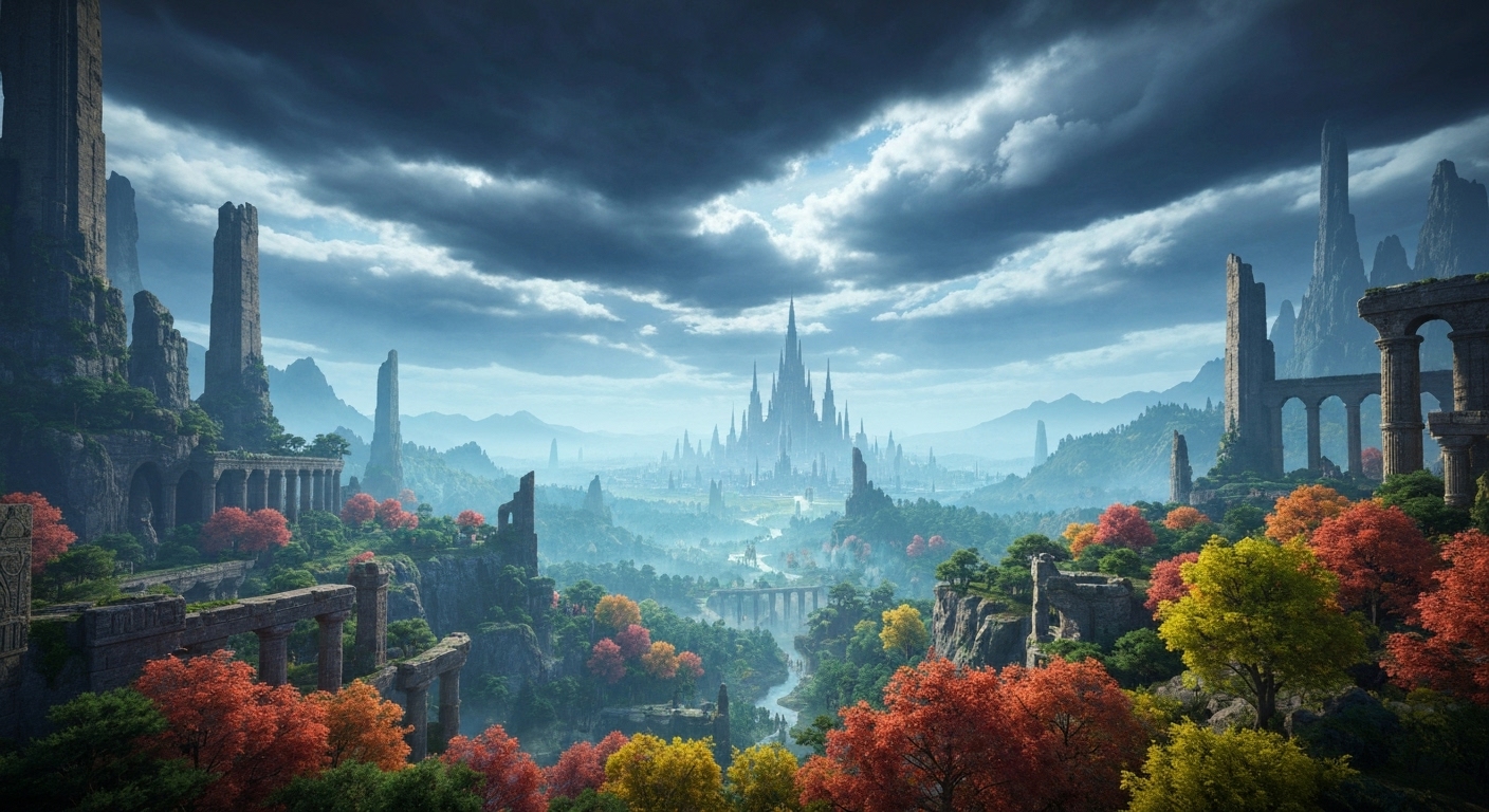 HoYoverse Unveils Next-Gen Open World Game with Unreal Engine 5 - AI Generated Visualization
