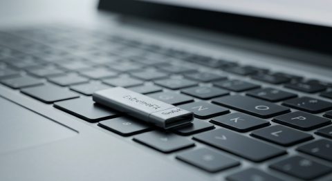 SanDisk's Tiny 1TB SSD is a Travel Workstation Essential - AI Generated Visualization