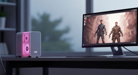 Mini ITX PC Cases: Compact Powerhouses for 2025 - AI Generated Visualization