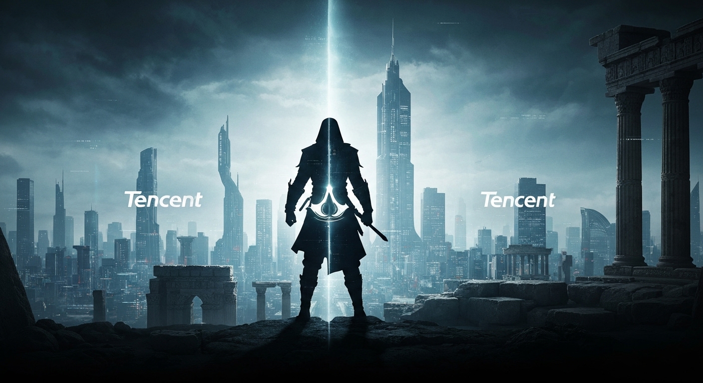 Ubisoft & Tencent Deal "On Track" Amidst Financial Report Delay - AI Generated Visualization