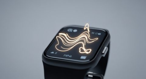 Fitbit's AI Coach Makes You Weirder, Faster, Study Suggests - AI Generated Visualization