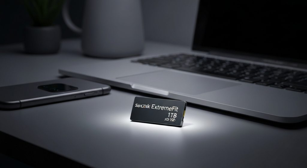 SanDisk's Tiny 1TB SSD: The Ultimate Travel Workhorse? - AI Generated Visualization