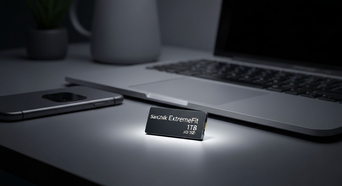 SanDisk's Tiny 1TB SSD: The Ultimate Travel Workhorse? - AI Generated Visualization