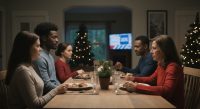 Holiday Politics: Psychiatrist Shares Tips for Calm Family Debates - AI Generated Visualization