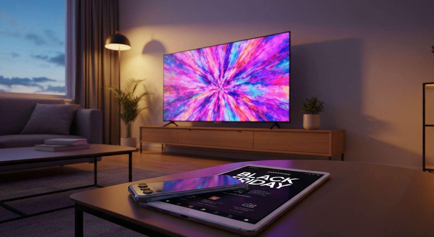 Samsung Black Friday Deals: Up to 30% Off TVs, Phones, Laptops NOW - AI Generated Visualization