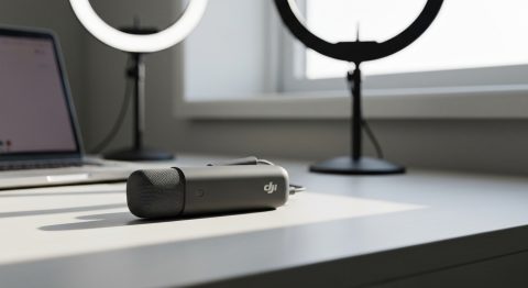 DJI Mic Mini Bundle Drops to Near-Free: A Creator Bargain? - AI Generated Visualization