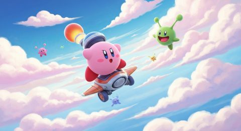 Kirby Air Riders: Not a Race, But a Canvas? - AI Generated Visualization