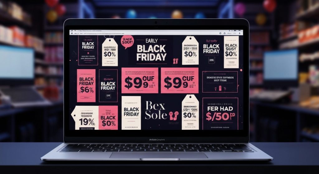 MacBook Air M4 Drops 25% Early: Best Black Friday Laptop Deals Live Now - AI Generated Visualization
