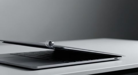 Ditch Your Webcam Cover: Apple Warns It Can Damage Your MacBook - AI Generated Visualization