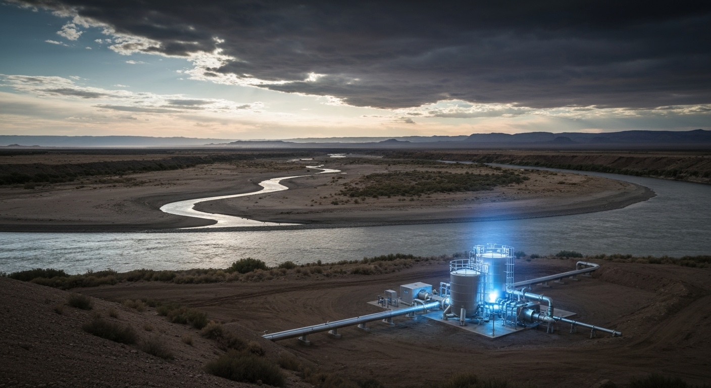 Colorado River Drought: Bill Protects Crucial Water Recycling Funding - AI Generated Visualization