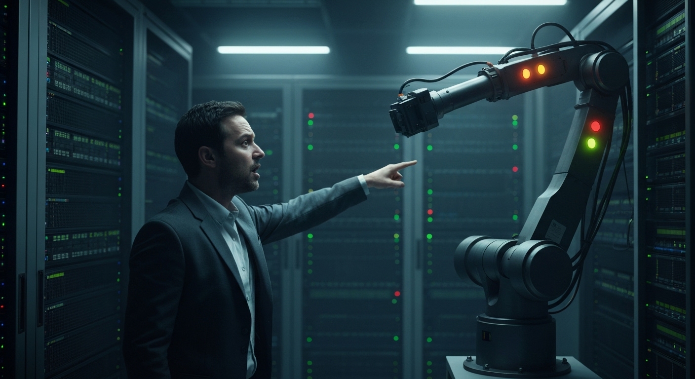 Robot Lawsuit Alleges Dangerous Design Flaws - AI Generated Visualization