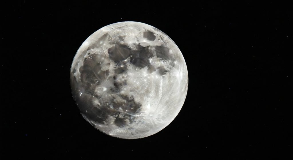 The Moon's Face Changes: New Crater Discovered - AI Generated Visualization