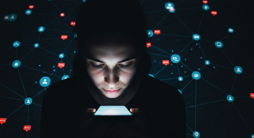 Social Media's 'Brain Rot': It's Not You, It's the Design - AI Generated Visualization