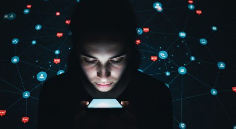 Social Media's 'Brain Rot': It's Not You, It's the Design - AI Generated Visualization