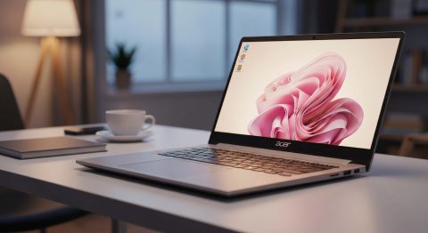Acer Aspire 16 AI Laptop Hits Record Low $450 for Black Friday - AI Generated Visualization