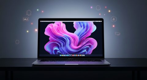 MacBook Air M4 Drops 25% in Early Black Friday Laptop Frenzy - AI Generated Visualization