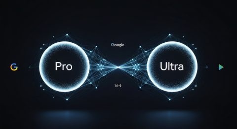 Google AI Pro vs. Ultra: What's Inside the New Gemini Tiers - AI Generated Visualization