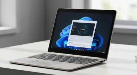 Microsoft Surface Laptop Hits $749: Copilot AI & 512GB Storage - AI Generated Visualization