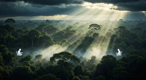 UN Climate Summit: Fossil Fuel Phase-Out Deal Scrapped in Amazon - AI Generated Visualization