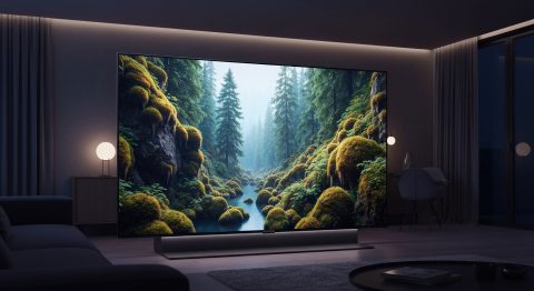 Hisense 100-Inch TV Plummets 50% for Early Black Friday - AI Generated Visualization