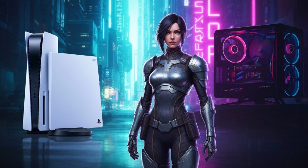 Stellar Blade 2: Multiplatform Launch Imminent, Devs Eye PC Success - AI Generated Visualization