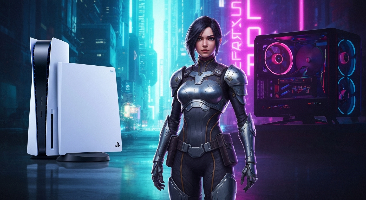 Stellar Blade 2: Multiplatform Launch Imminent, Devs Eye PC Success - AI Generated Visualization