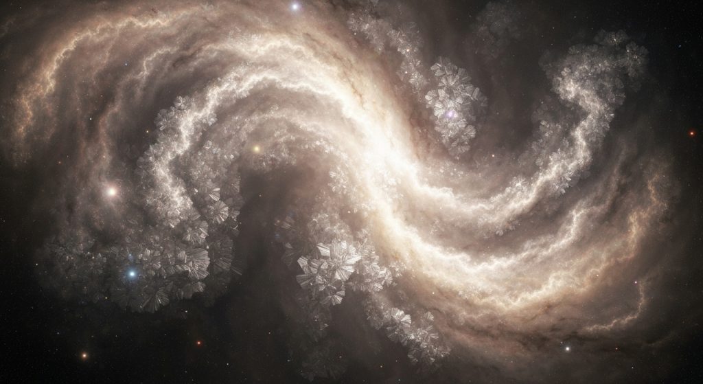 Cosmic Dust: The 'Spark' for Life's Origins? - AI Generated Visualization