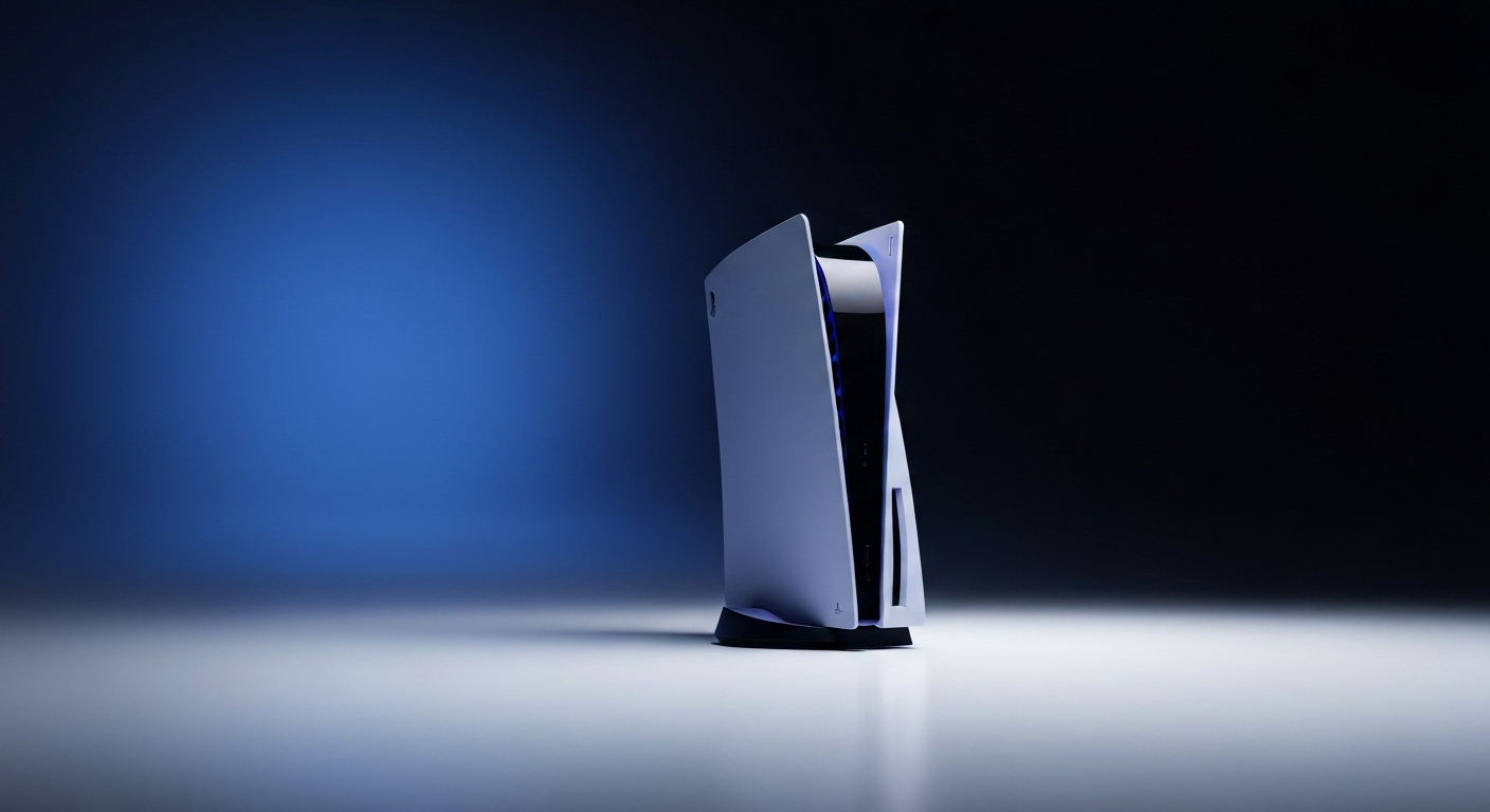 PS5 Slim Digital Price Plummets: Sony Clears Stock - AI Generated Visualization