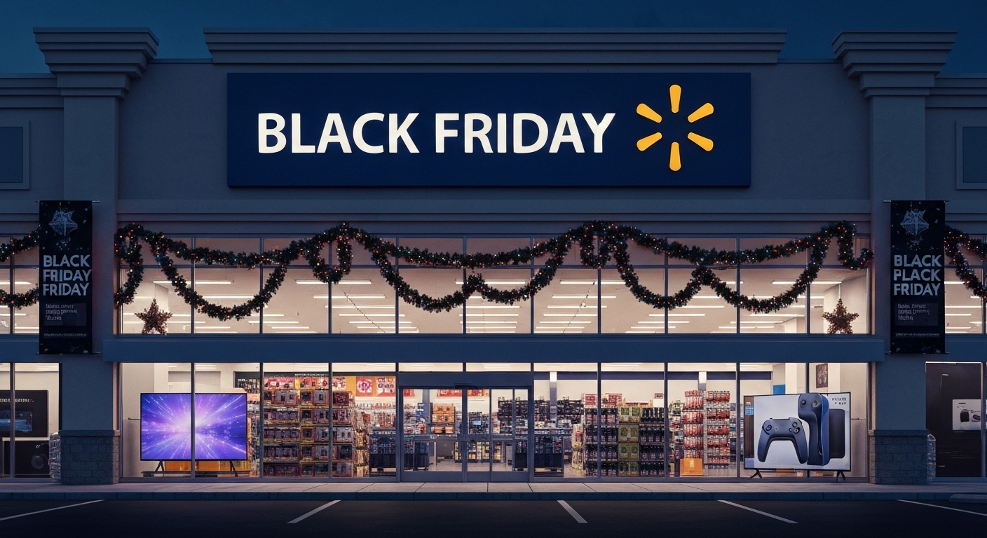Walmart Black Friday 2025: Early Deals & Store Hours Revealed - AI Generated Visualization