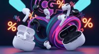 AirPods Black Friday Deals: $69 AirPods 4 & Lowest Ever Pro 3 Price - AI Generated Visualization